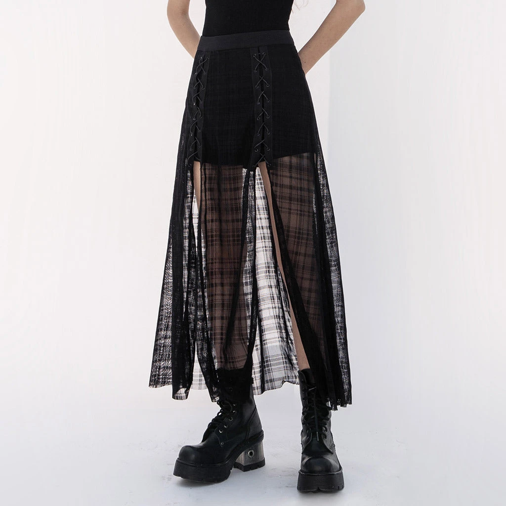 Punk Rave Radella Mesh Skirt 3 Punk Rave Radella Mesh Skirt