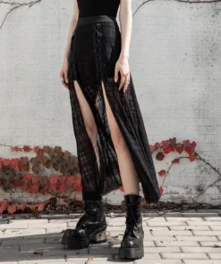 Punk Rave Radella Mesh Skirt