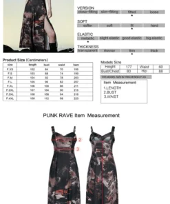 Ladies Punk Rave Wild Wasteland Long Slip Dress