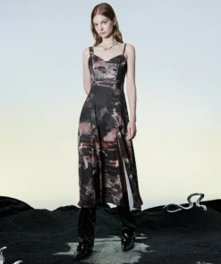 Ladies Punk Rave Wild Wasteland Long Slip Dress