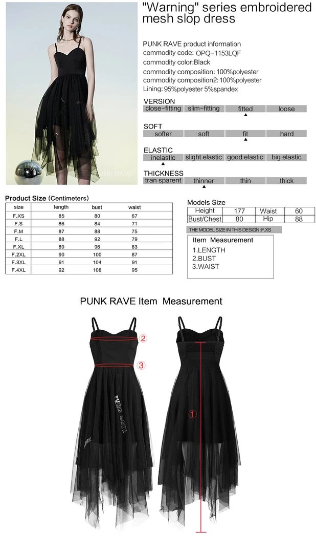 Punk Rave Zia Mesh Slip Dress 11 Punk Rave Zia Mesh Slip Dress