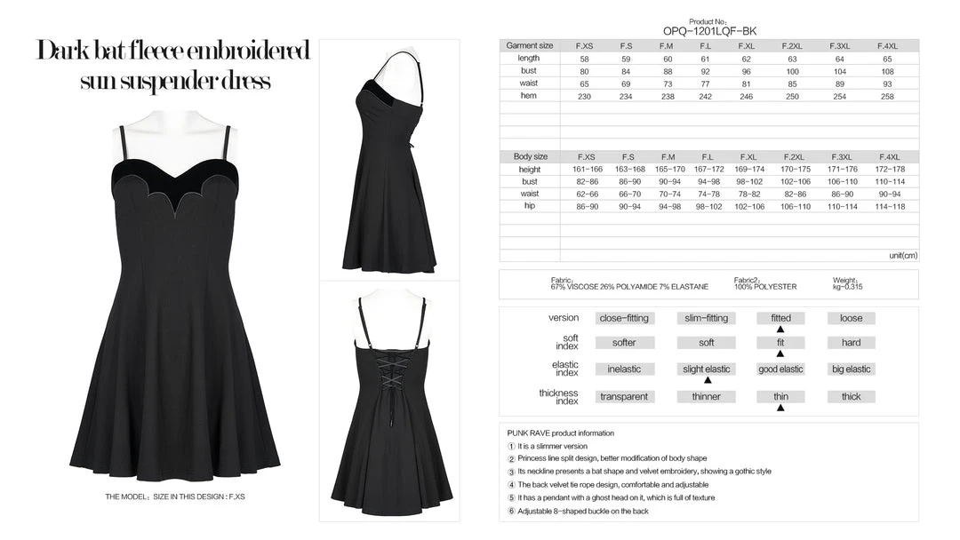 Ladies Punk Rave Iona Mini Dress Black 7 Ladies Punk Rave Iona Mini Dress Black