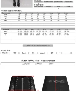 Punk Rave Altair Mini Skirt Ladies