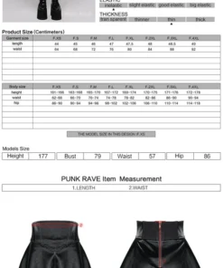 Punk Rave Vampira Mini Skirt