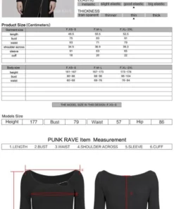 Ladies Punk Rave Ace Asymmetric Top