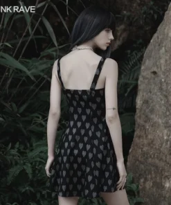 Ladies Punk Rave Amore Dress - Hearts