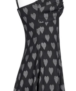 Ladies Punk Rave Amore Dress - Hearts