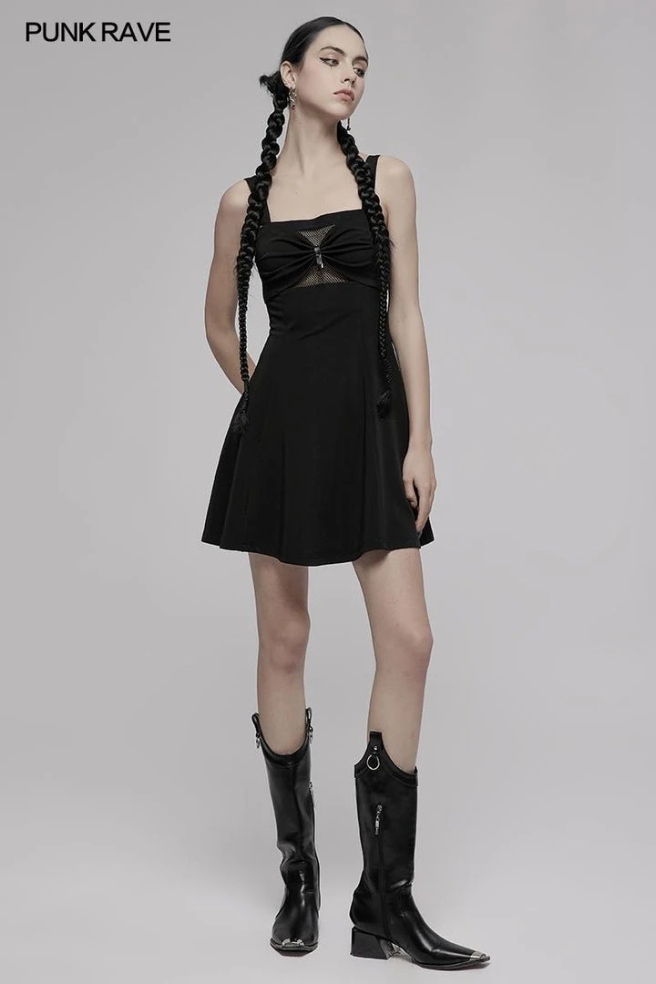 Ladies Punk Rave Amore Dress - Black 6 Ladies Punk Rave Amore Dress - Black