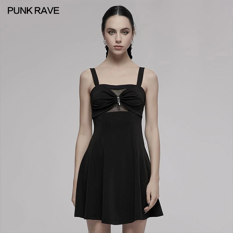 Ladies Punk Rave Amore Dress - Black 14 Ladies Punk Rave Amore Dress - Black