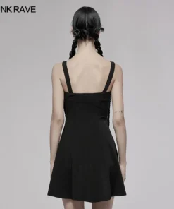 Ladies Punk Rave Amore Dress - Black 16 Ladies Punk Rave Amore Dress - Black
