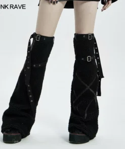 Punk Rave Armelle Leg Warmers - Black Accessories