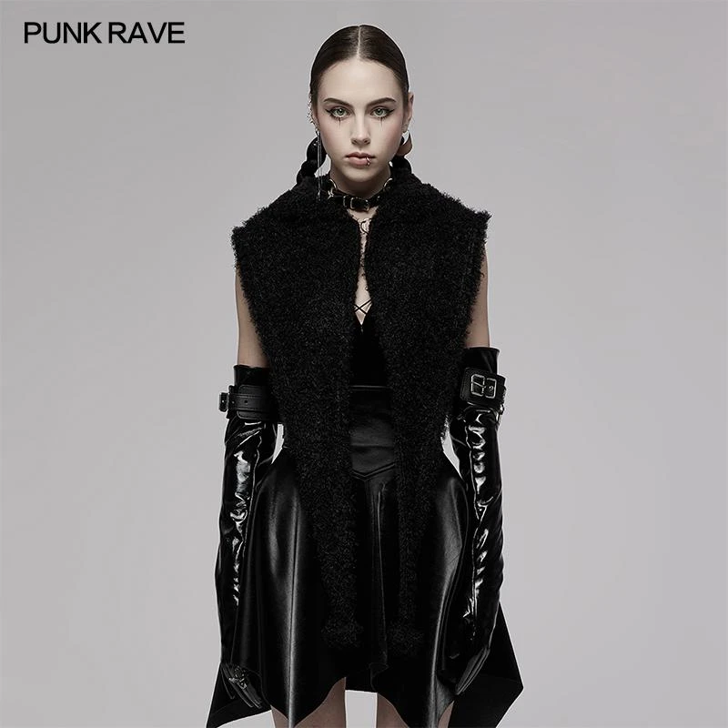 Punk Rave Batty Hooded Capelet - Black 14 Punk Rave Batty Hooded Capelet - Black