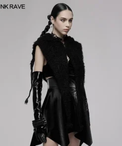 Punk Rave Batty Hooded Capelet - Black 28 Punk Rave Batty Hooded Capelet - Black