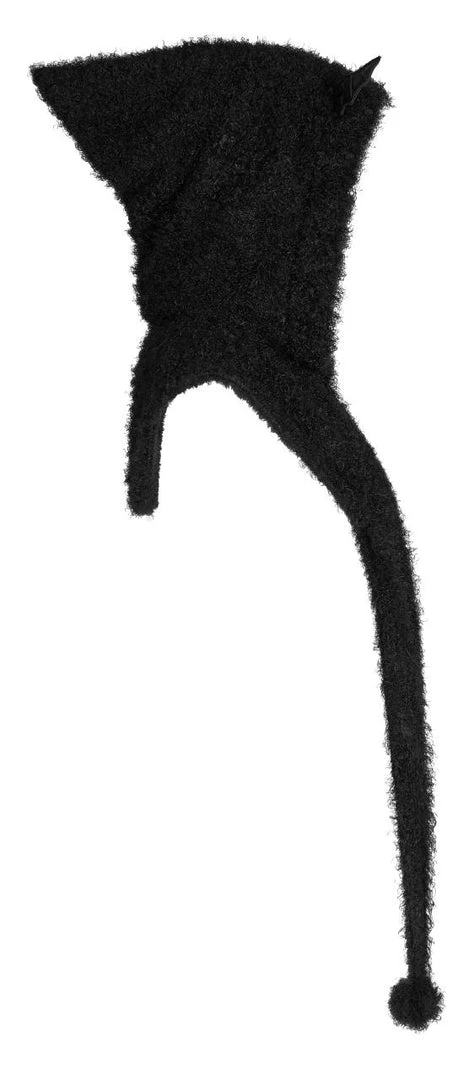 Punk Rave Batty Hooded Capelet - Black 8 Punk Rave Batty Hooded Capelet - Black