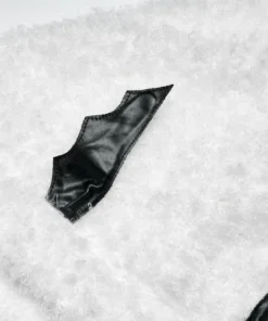 Punk Rave Batty Hooded Capelet - White