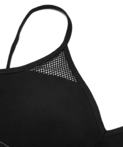 Punk Rave Beating Heart Crop Top - Black Ladies