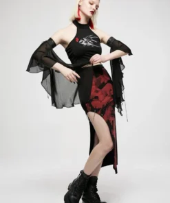 Punk Rave Black Dragon Chiffon Sleeves