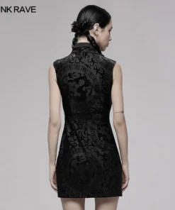Punk Rave Black Dragon Dress