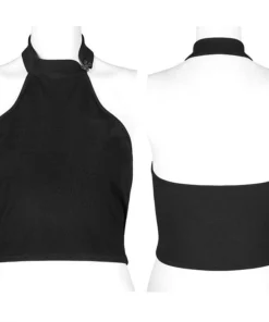 Punk Rave Bliss Halter Top - Plain Ladies