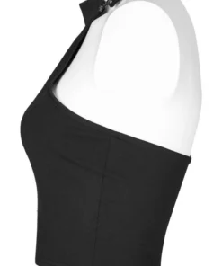Punk Rave Bliss Halter Top - Plain Ladies