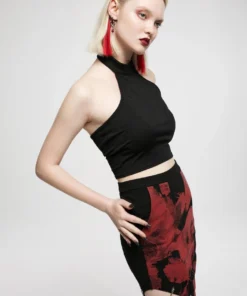 Punk Rave Bliss Halter Top - Plain Ladies