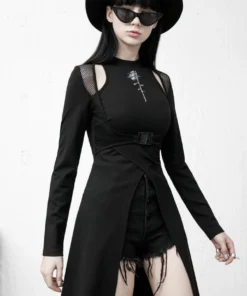 Punk Rave Brea High Split Dress Ladies