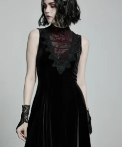 Punk Rave Britta Velvet Dress - Black 19 Punk Rave Britta Velvet Dress - Black