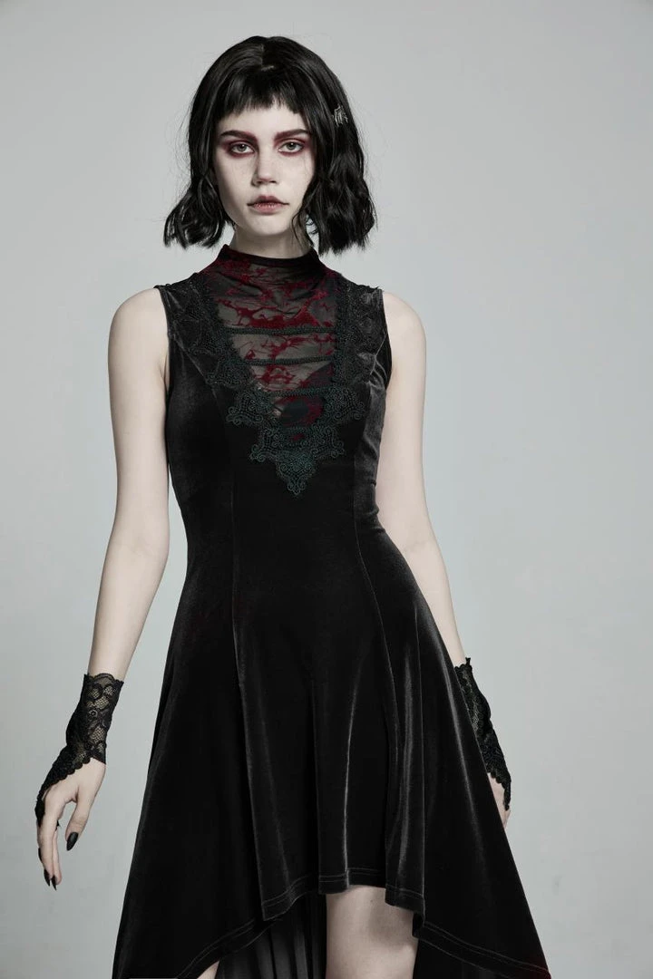 Punk Rave Britta Velvet Dress - Black 8 Punk Rave Britta Velvet Dress - Black