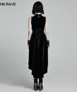 Punk Rave Britta Velvet Dress - Black 18 Punk Rave Britta Velvet Dress - Black