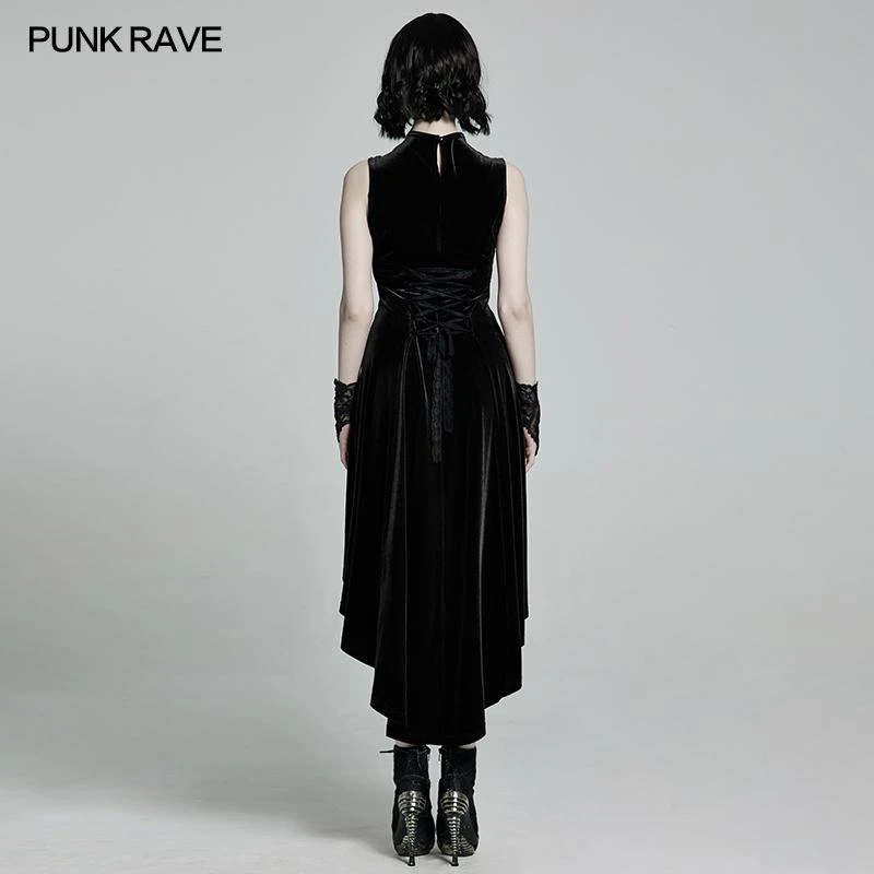 Punk Rave Britta Velvet Dress - Black 6 Punk Rave Britta Velvet Dress - Black