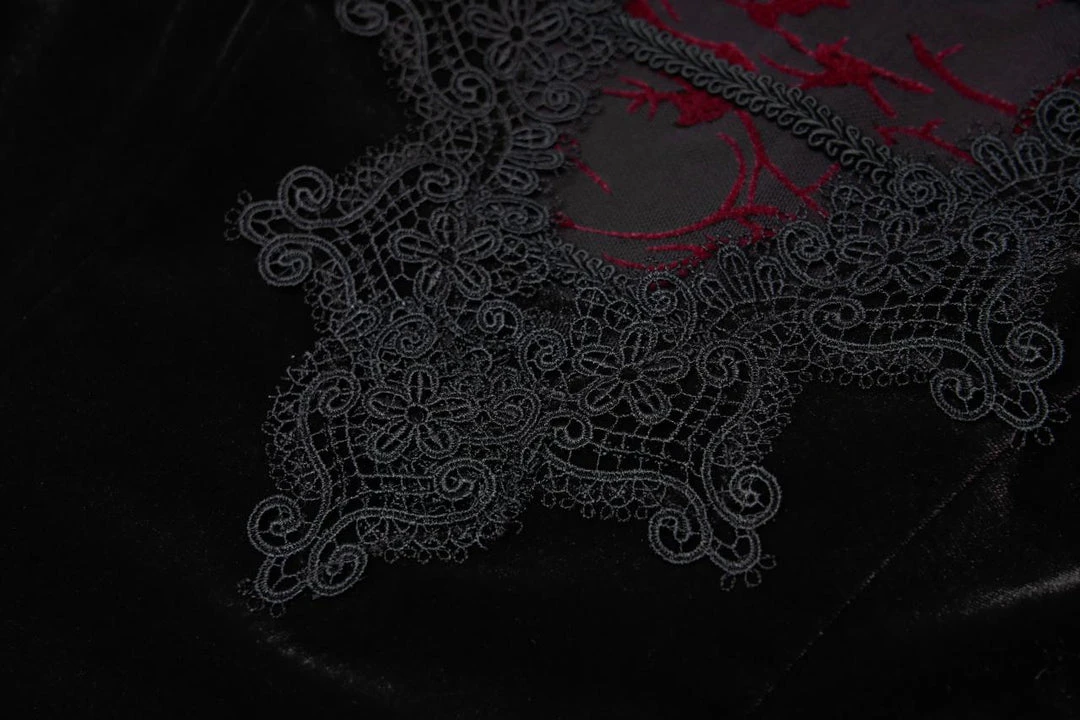 Punk Rave Britta Velvet Dress - Black 12 Punk Rave Britta Velvet Dress - Black