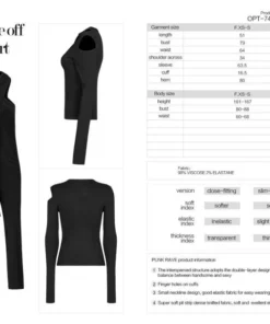 Punk Rave Coria Top Ladies