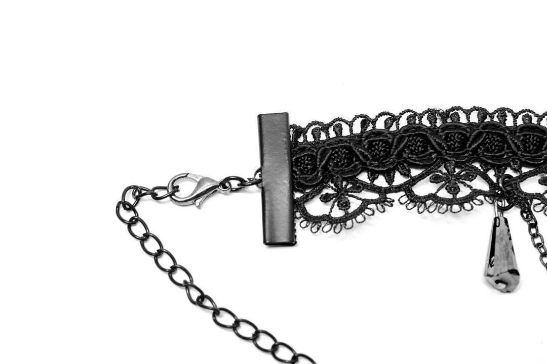 Accessories Punk Rave Crimson Gem Choker 8 Accessories Punk Rave Crimson Gem Choker