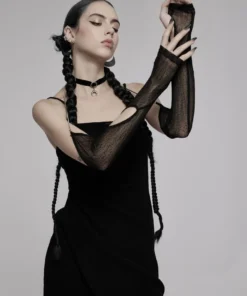 Accessories Punk Rave Daeni Sleeves With Halter Chain