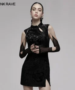 Accessories Punk Rave Daeni Sleeves With Halter Chain