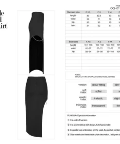 Punk Rave Danita Skirt - Black 23 Punk Rave Danita Skirt - Black