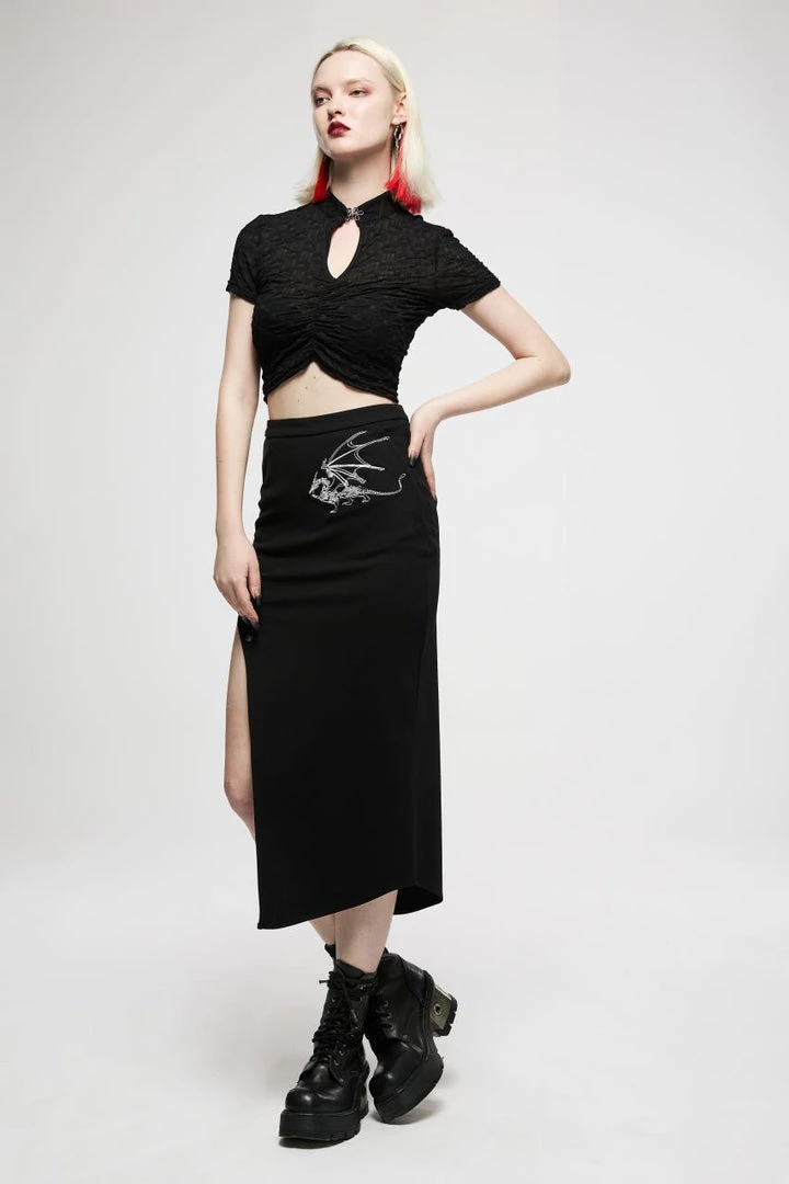 Punk Rave Danita Skirt - Black 4 Punk Rave Danita Skirt - Black