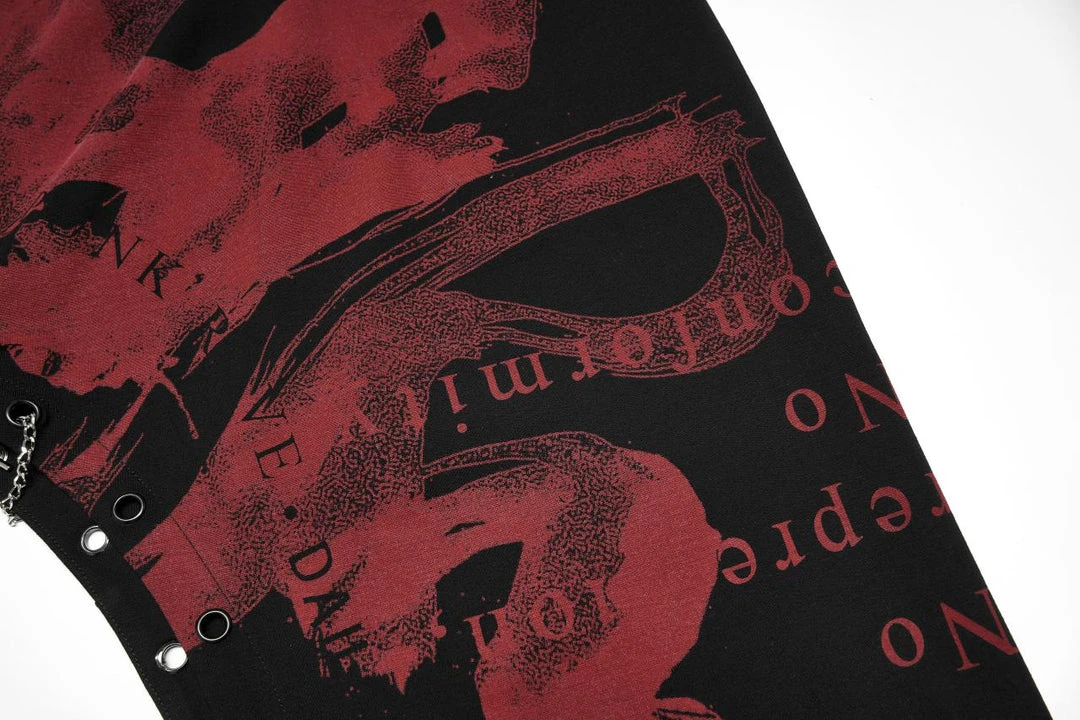 Punk Rave Danita Skirt - Red Ladies 12 Punk Rave Danita Skirt - Red Ladies