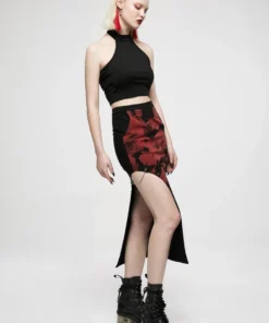 Punk Rave Danita Skirt - Red Ladies