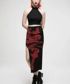 Punk Rave Danita Skirt - Red Ladies