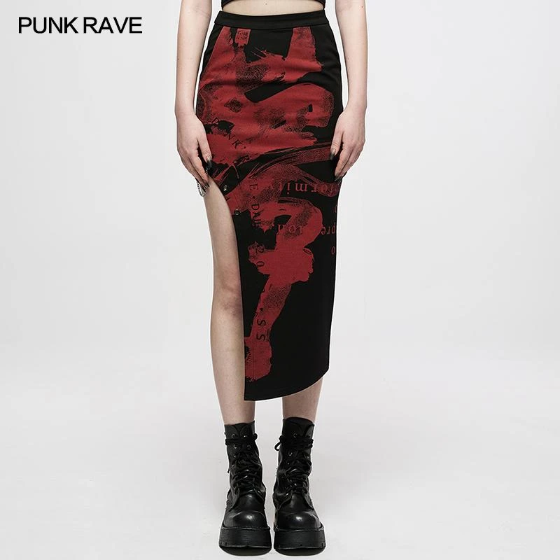 Punk Rave Danita Skirt - Red Ladies 5 Punk Rave Danita Skirt - Red Ladies