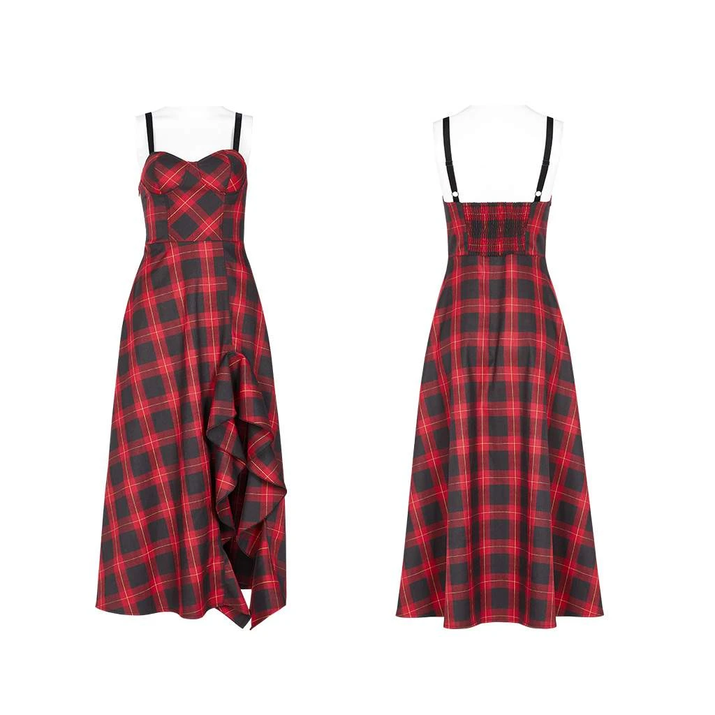 Ladies Punk Rave Delphi Tartan Dress 3 Ladies Punk Rave Delphi Tartan Dress