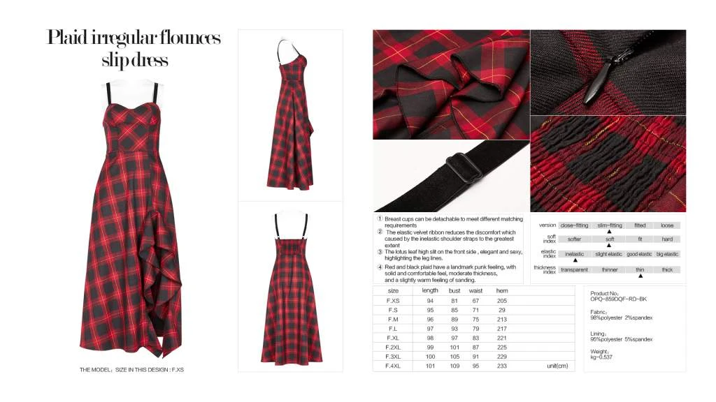 Ladies Punk Rave Delphi Tartan Dress 9 Ladies Punk Rave Delphi Tartan Dress