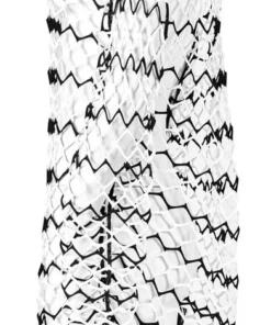 Ladies Punk Rave Diamond Mesh Longline Tee 21 Ladies Punk Rave Diamond Mesh Longline Tee