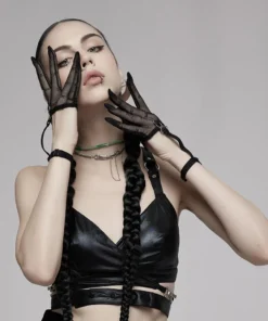 Punk Rave Dias Mesh Gloves Accessories