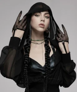 Punk Rave Dias Mesh Gloves Accessories