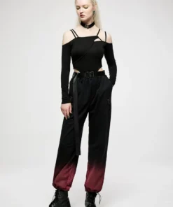 Punk Rave Fade To Red Trousers