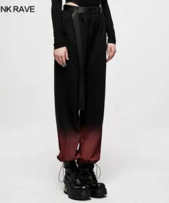 Punk Rave Fade To Red Trousers