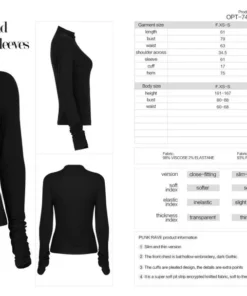 Punk Rave Fiaz Bat Top