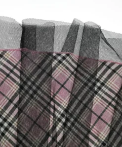 Ladies Punk Rave Gianna Mesh Overlay Skirt - Black & Pink 20 Ladies Punk Rave Gianna Mesh Overlay Skirt - Black & Pink